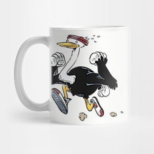 Running Ostrich Mug